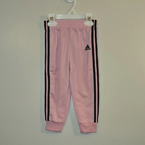 Adidas Kids Pink Set with Black Accents LOT R1 - Picture 6 of 9